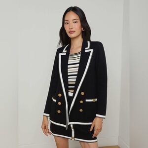 NWT L’Agence Kenji Oversized Knit Blazer
